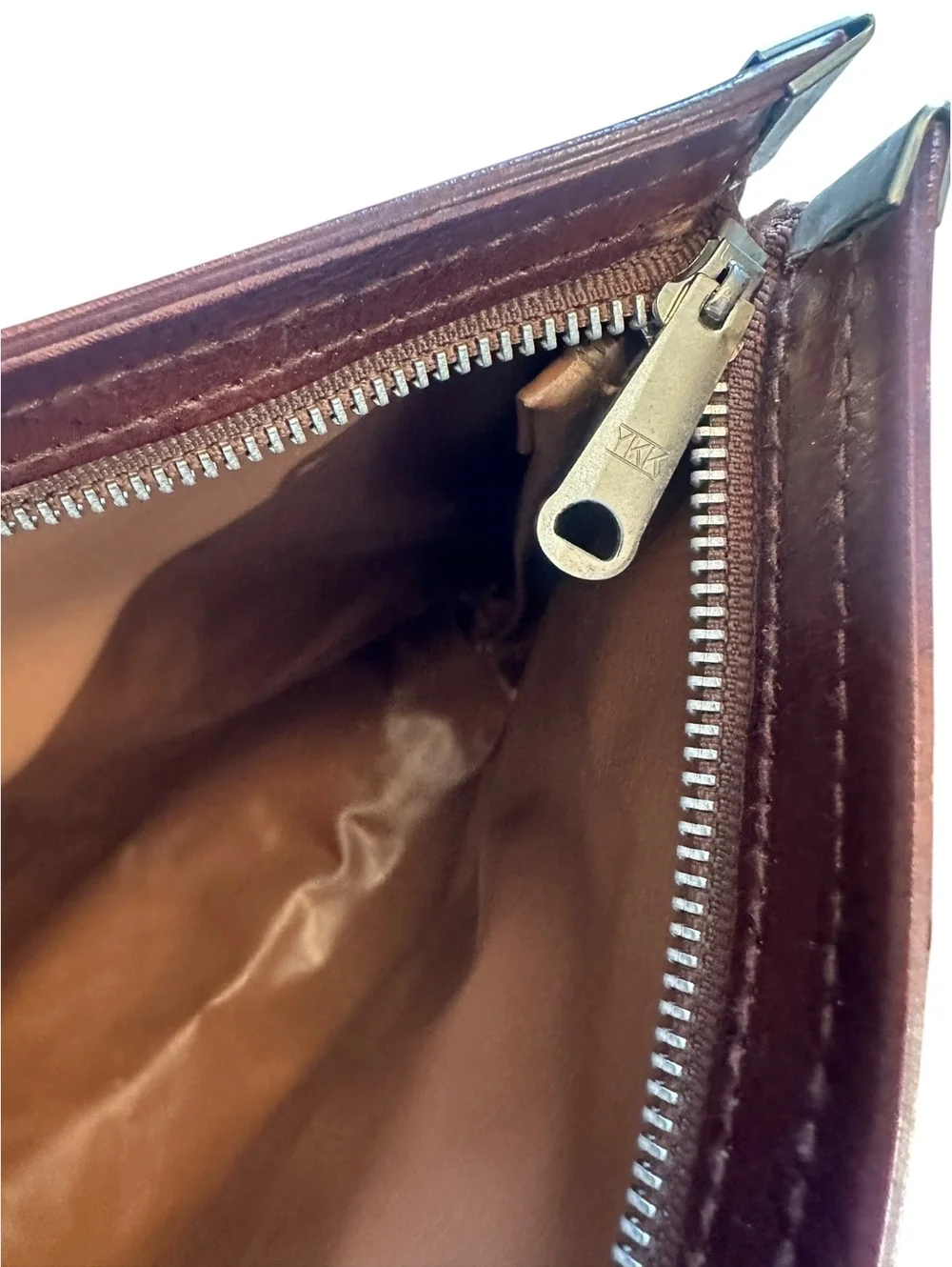 Vintage American Tourister Brown Leather Weekender Travel Bag Briefcase Carry-On